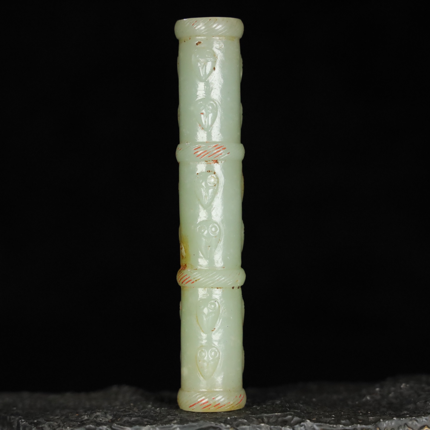 Chinese Natural Jade Carved Ornament