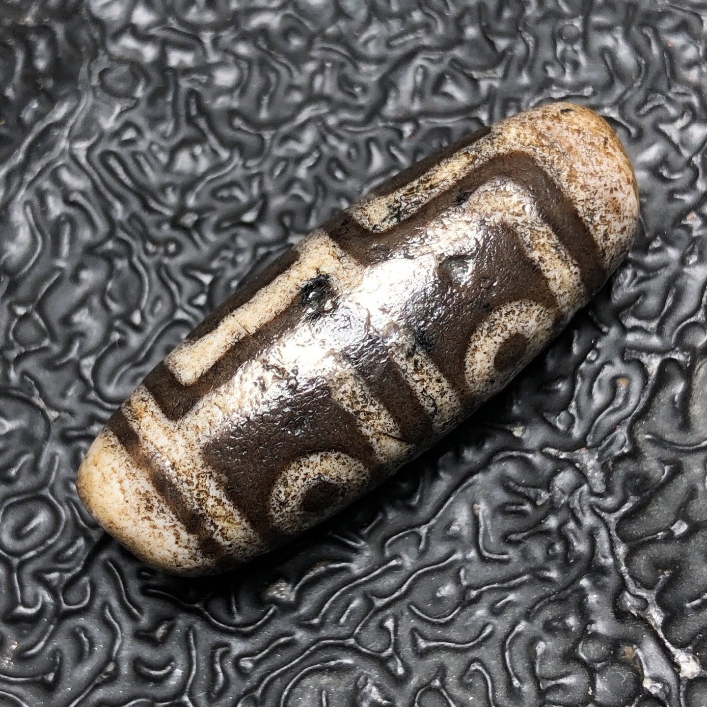 Chinese Natural Agate DZI Beads