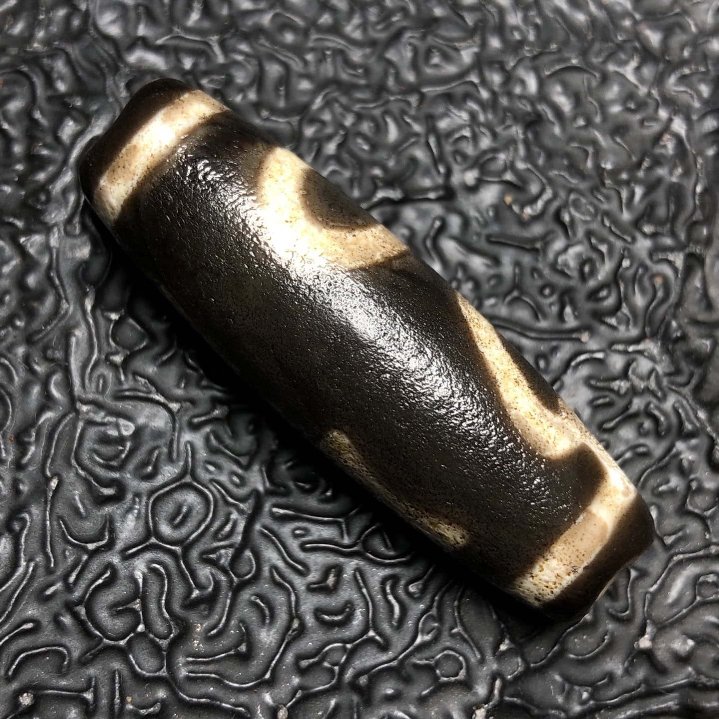 Chinese Natural Agate DZI Beads