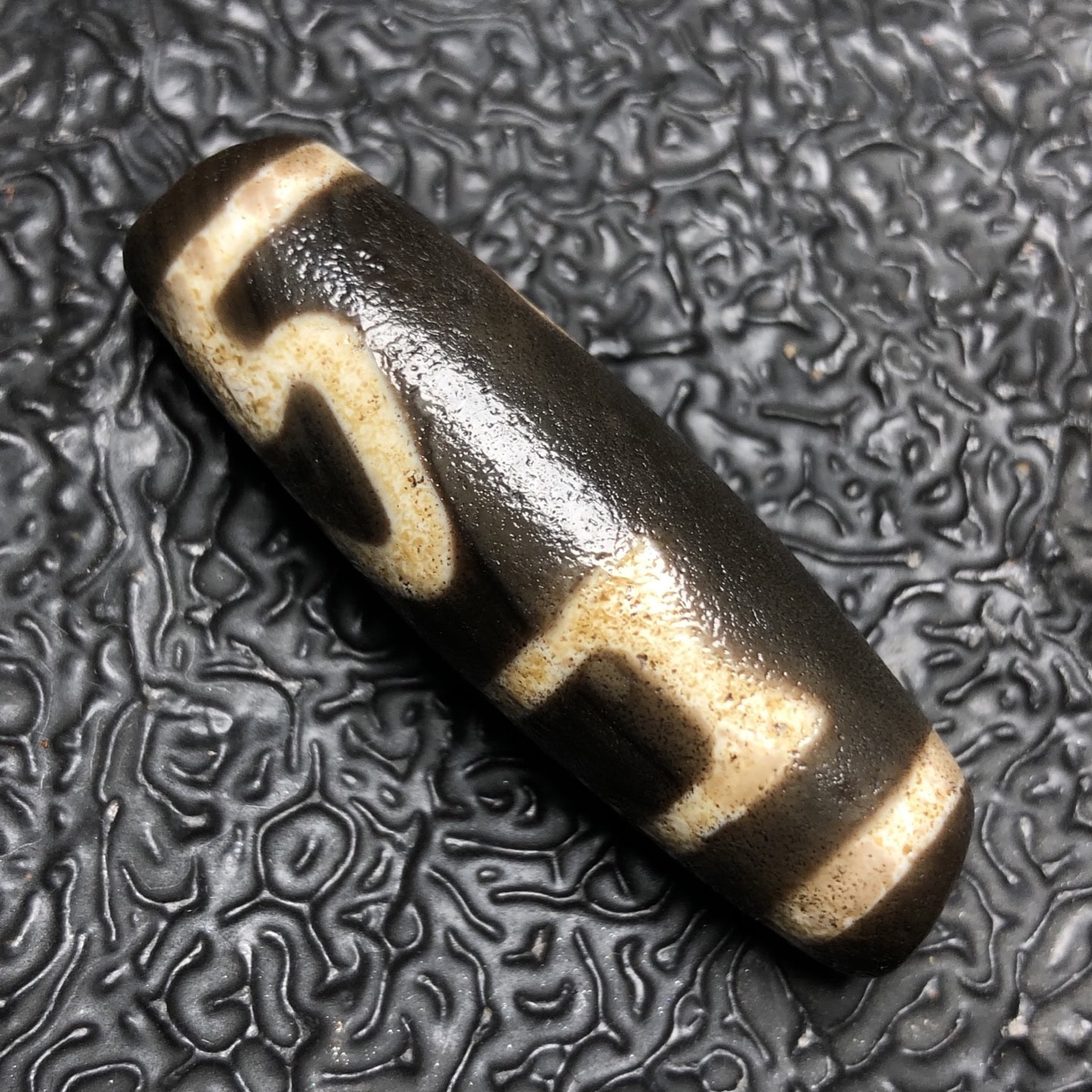 Chinese Natural Agate DZI Beads