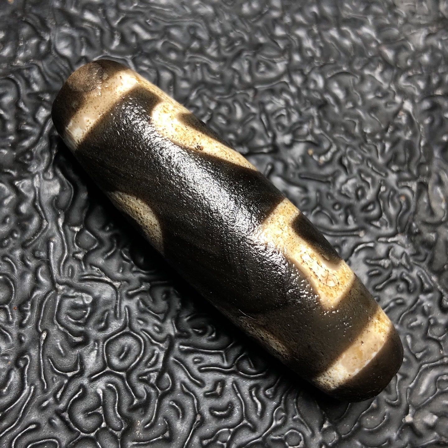 Chinese Natural Agate DZI Beads