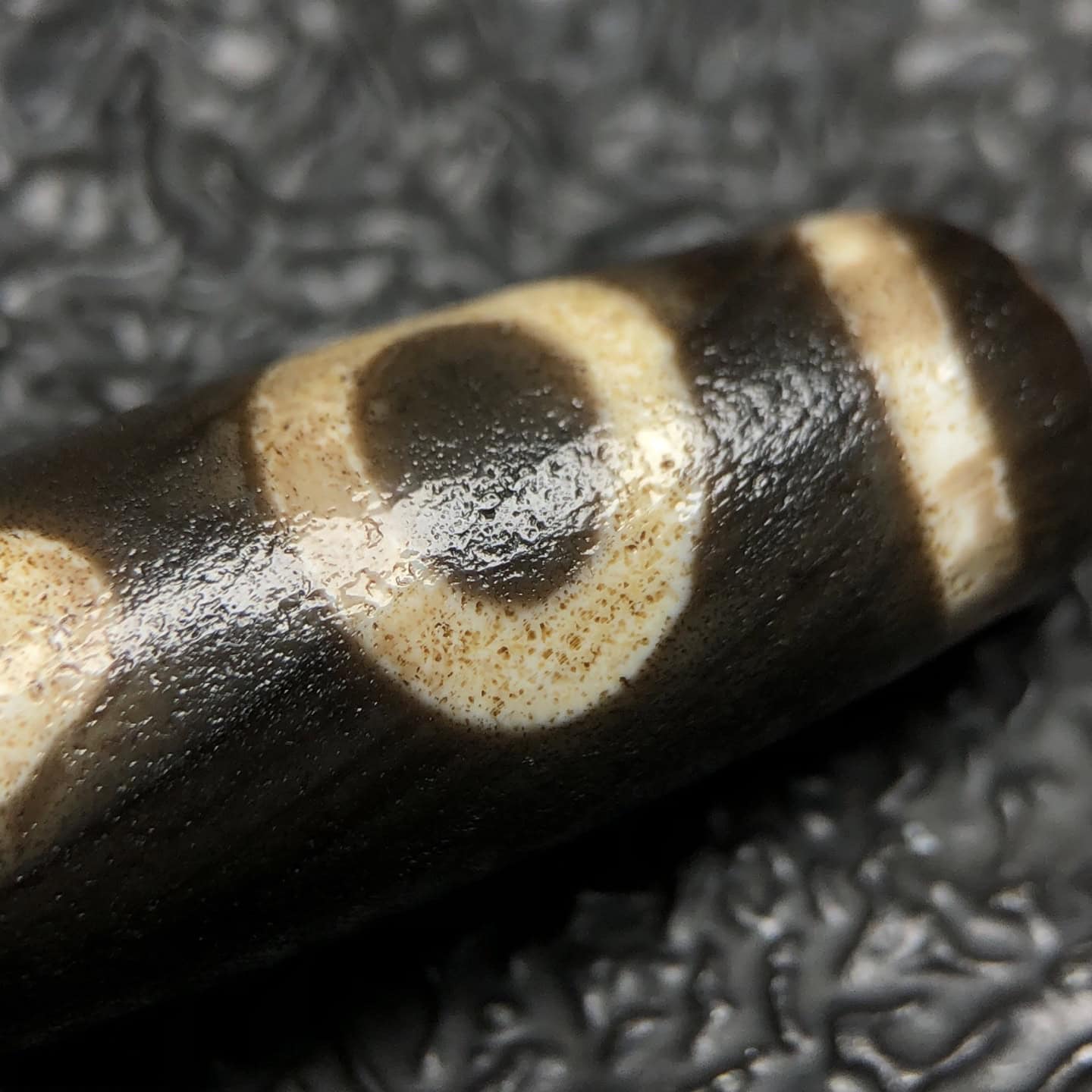 Chinese Natural Agate DZI Beads