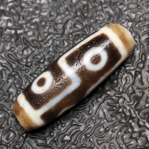 Chinese Natural Agate DZI Beads