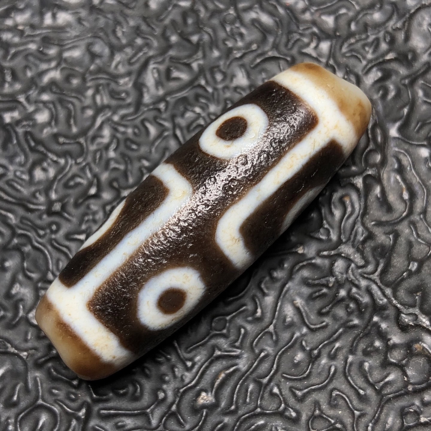 Chinese Natural Agate DZI Beads