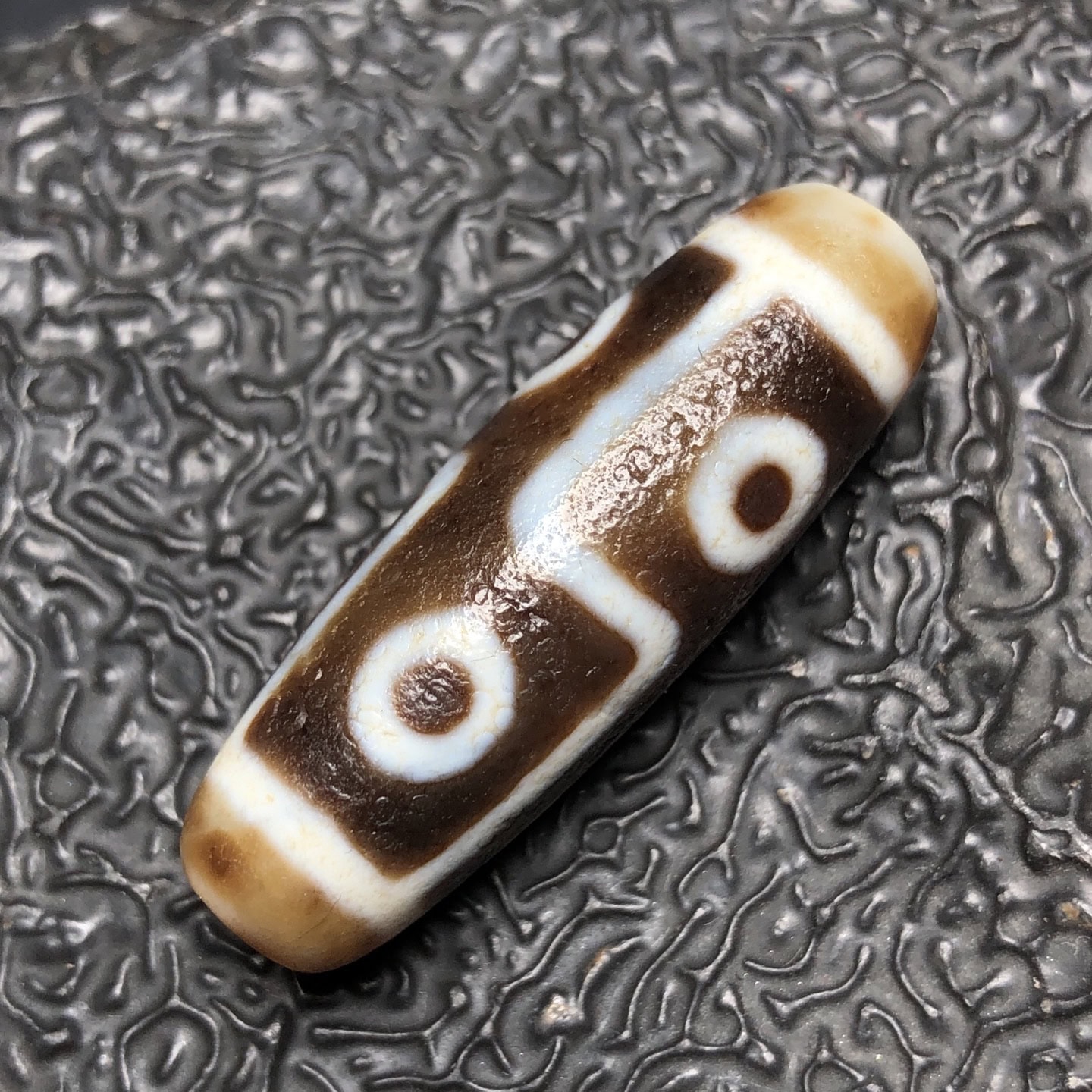 Chinese Natural Agate DZI Beads