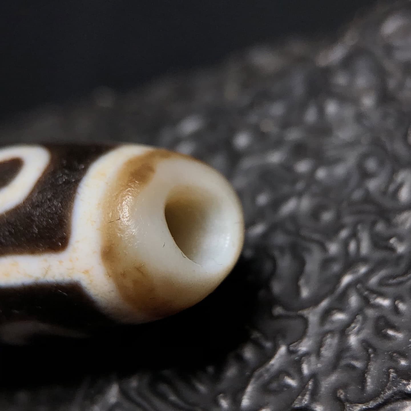 Chinese Natural Agate DZI Beads