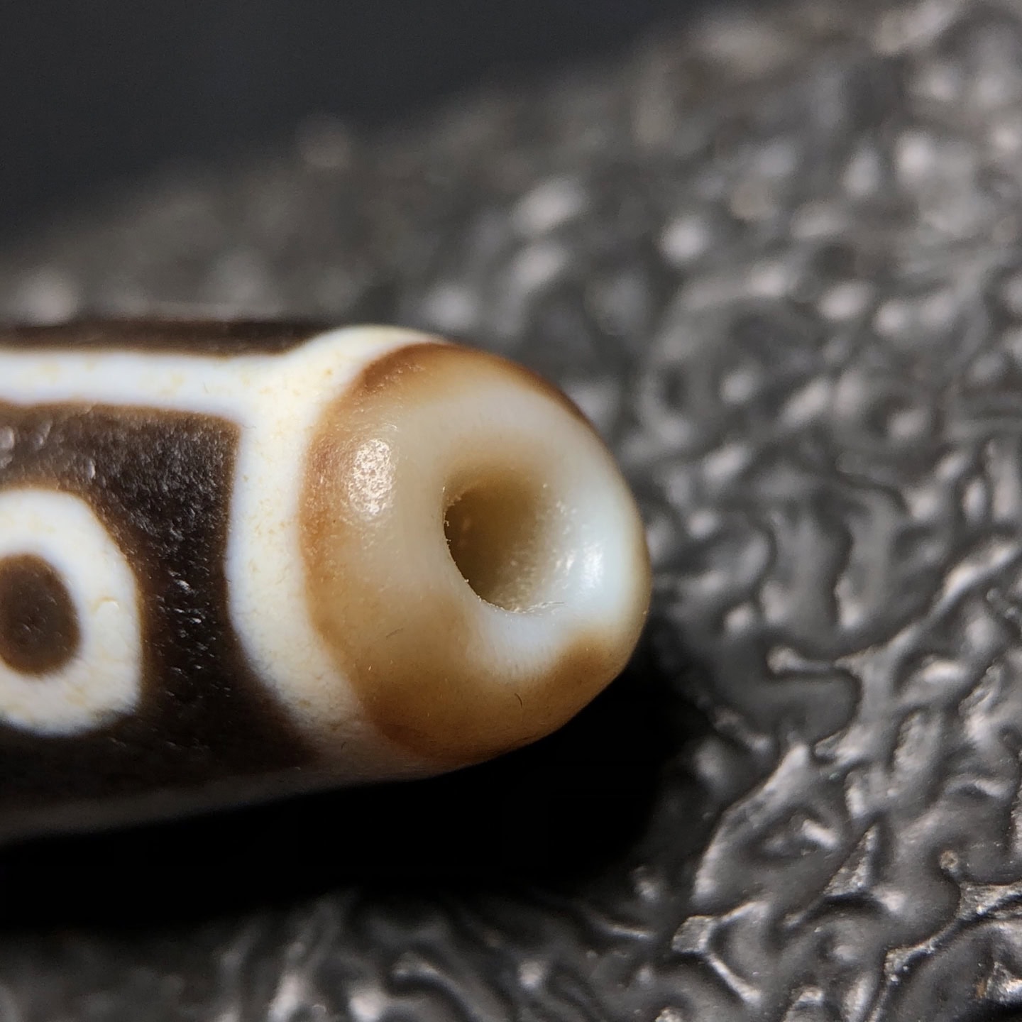 Chinese Natural Agate DZI Beads