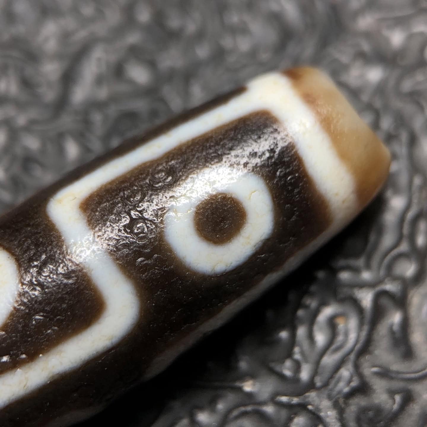 Chinese Natural Agate DZI Beads