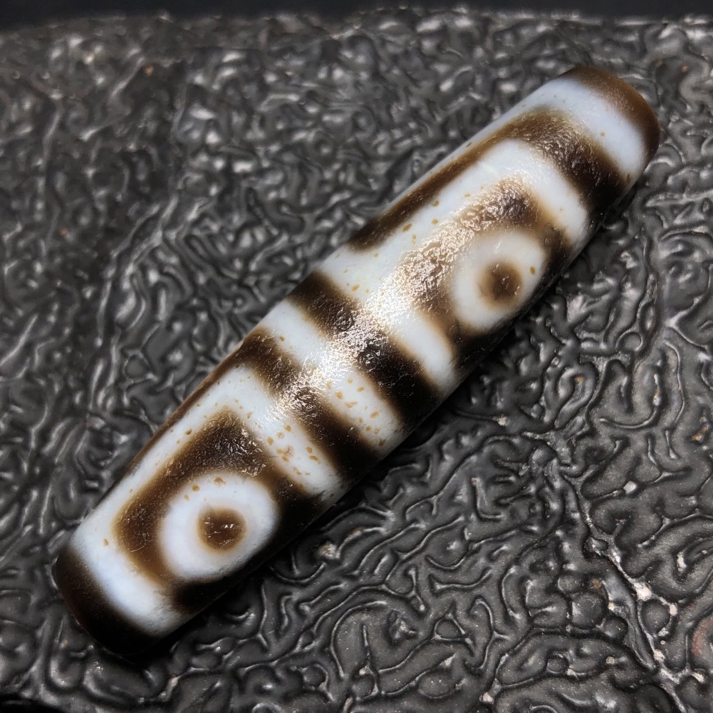 Chinese Natural Agate DZI Beads