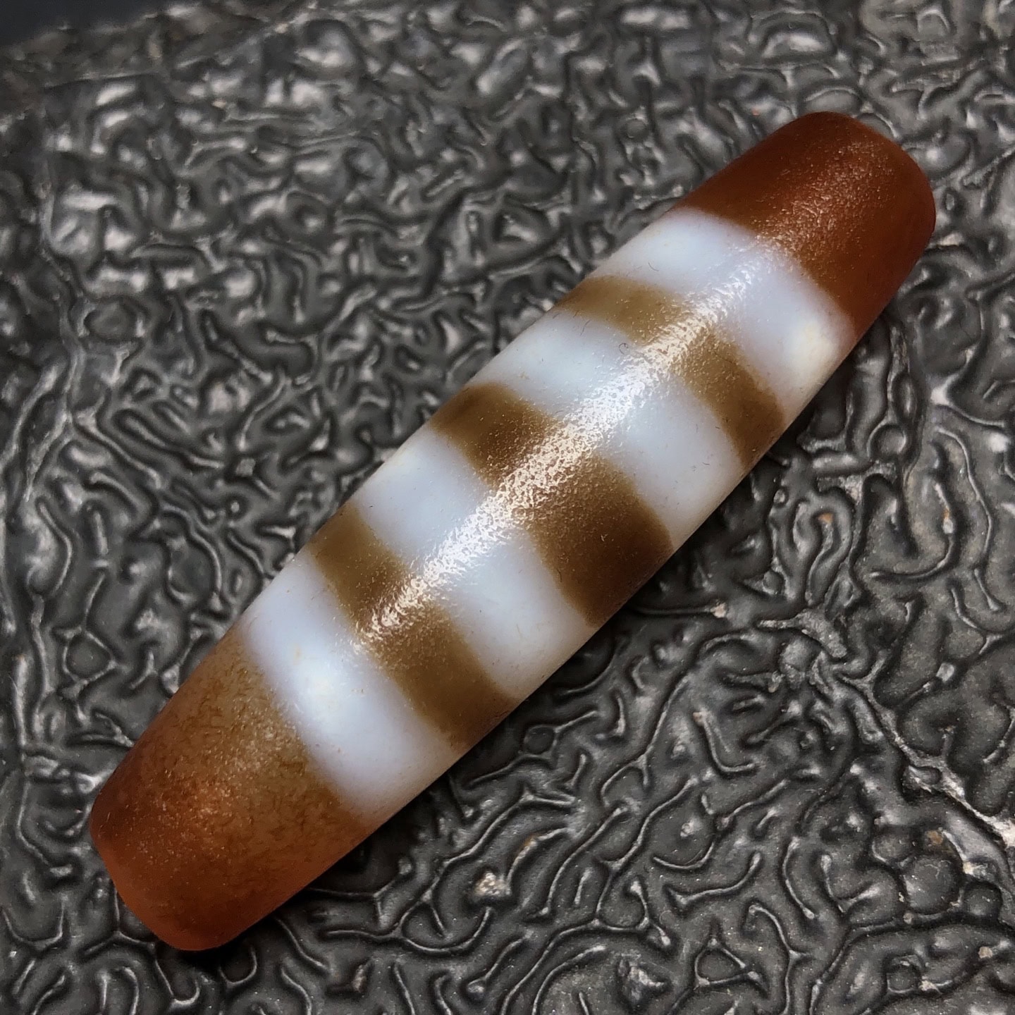 Chinese Natural Agate DZI Beads