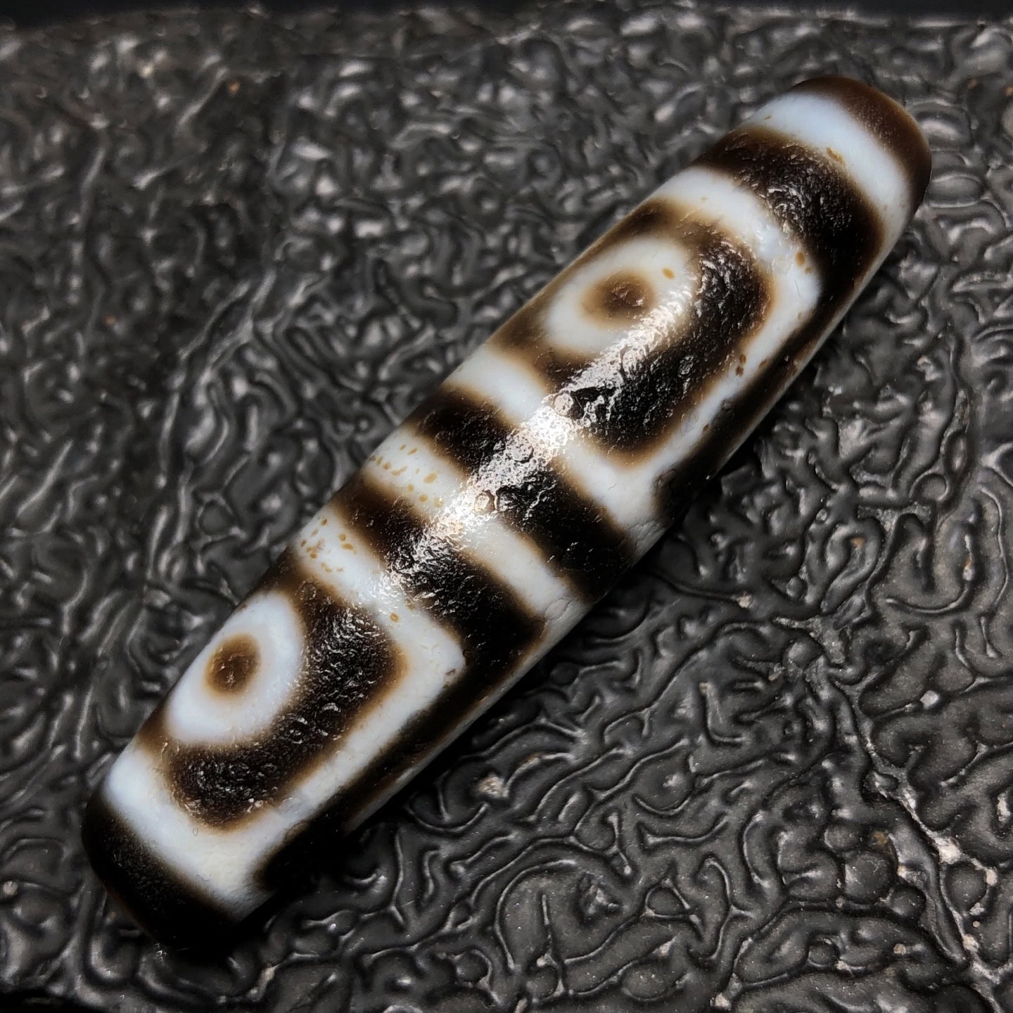 Chinese Natural Agate DZI Beads