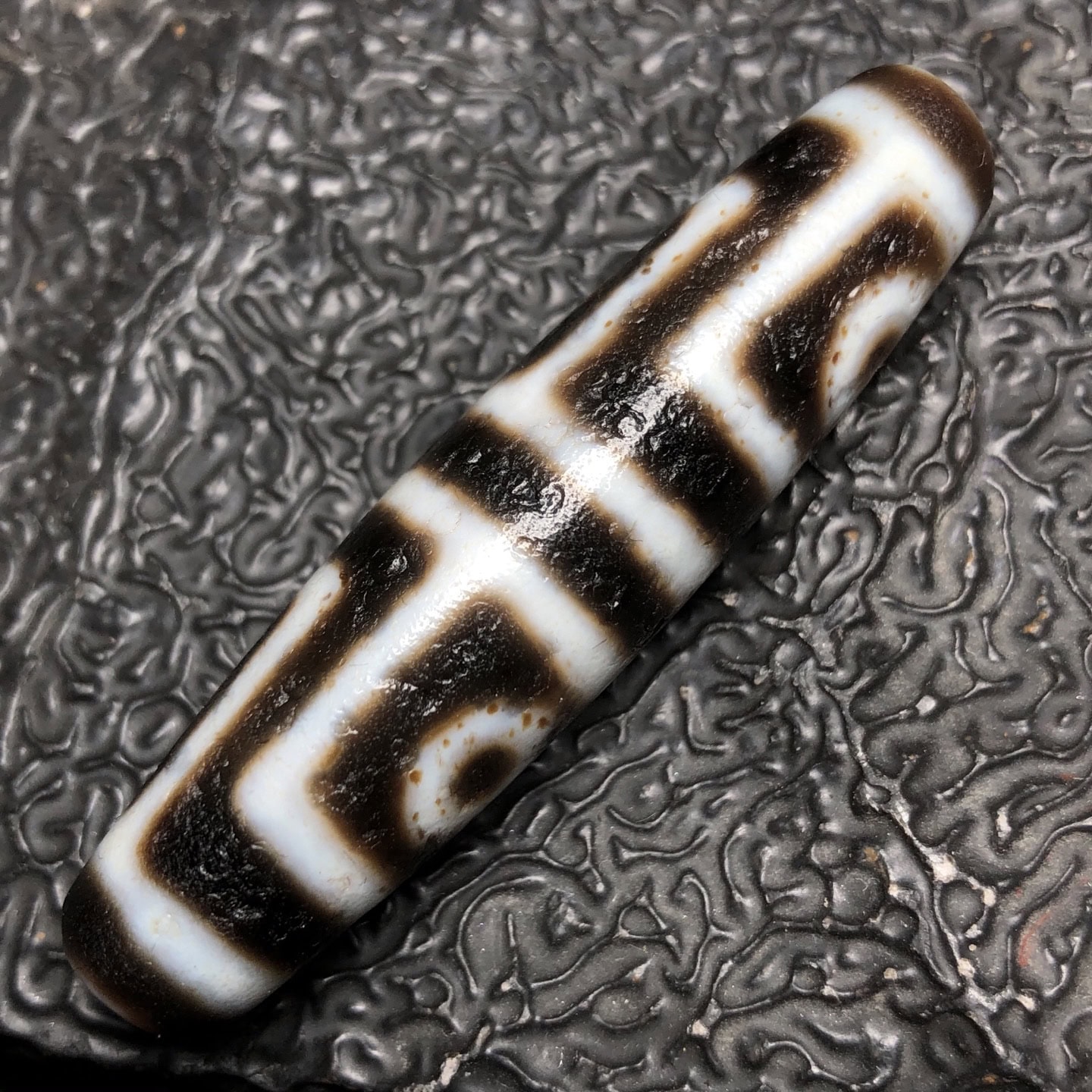 Chinese Natural Agate DZI Beads