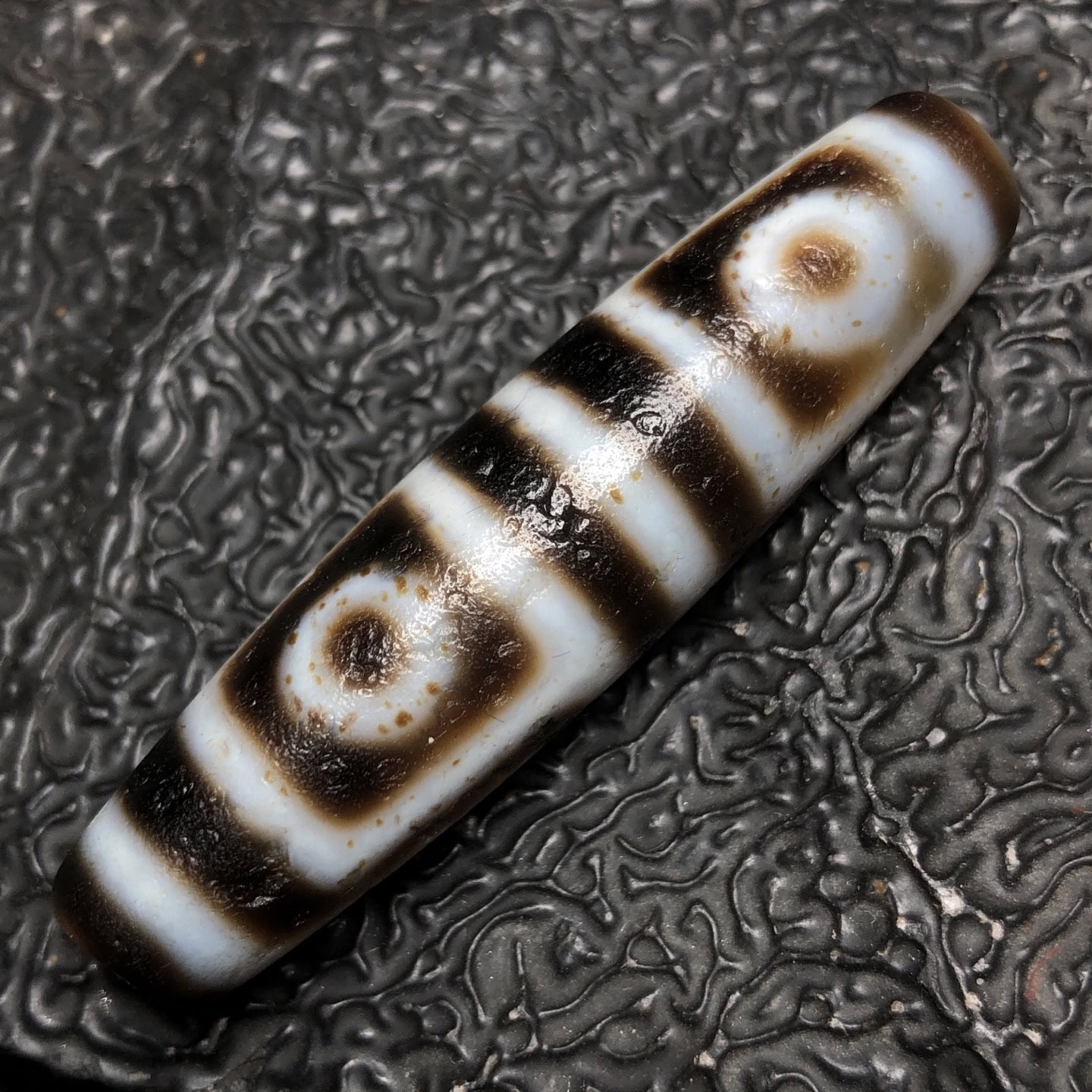 Chinese Natural Agate DZI Beads