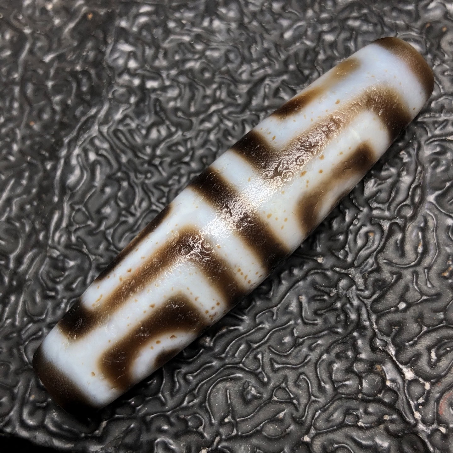 Chinese Natural Agate DZI Beads