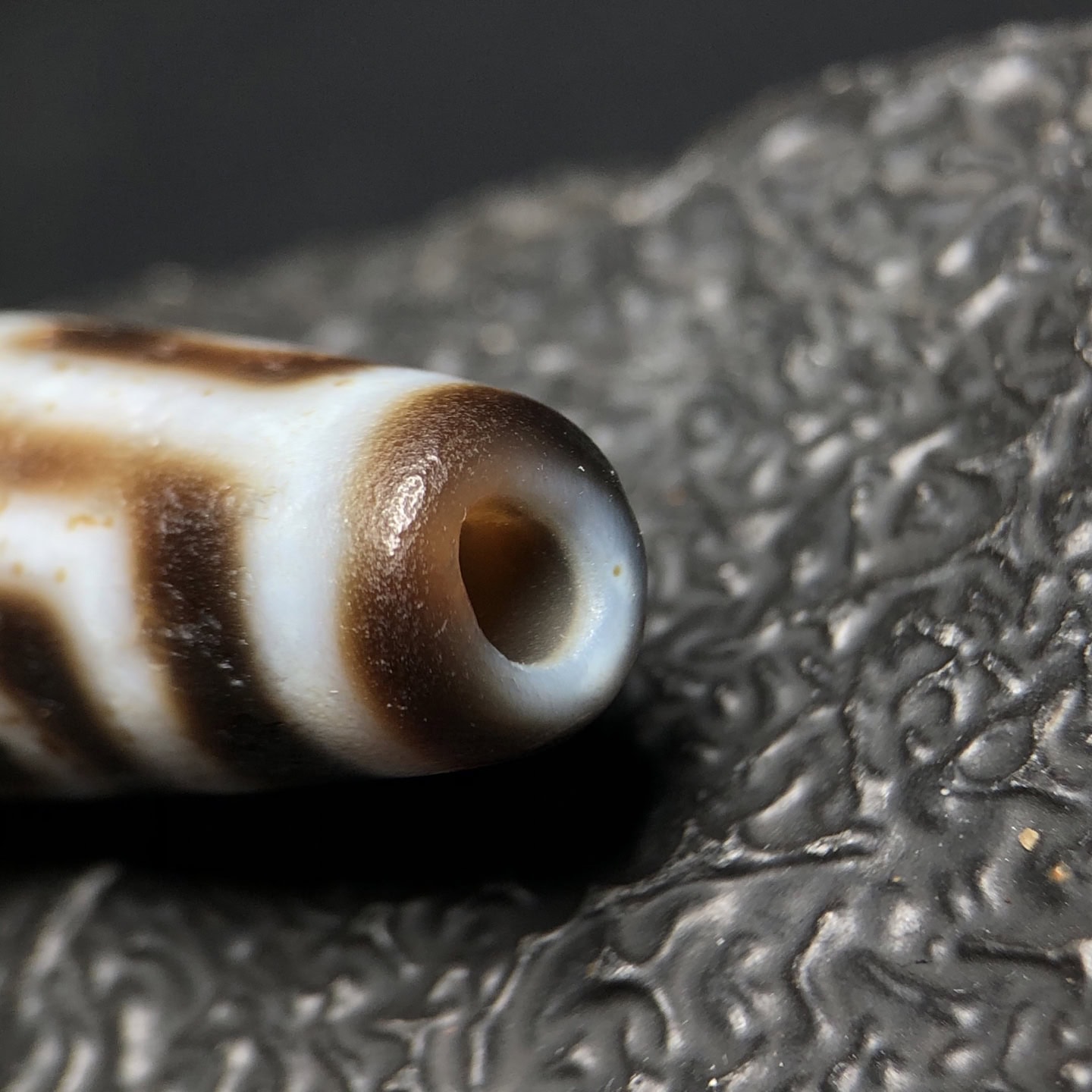 Chinese Natural Agate DZI Beads