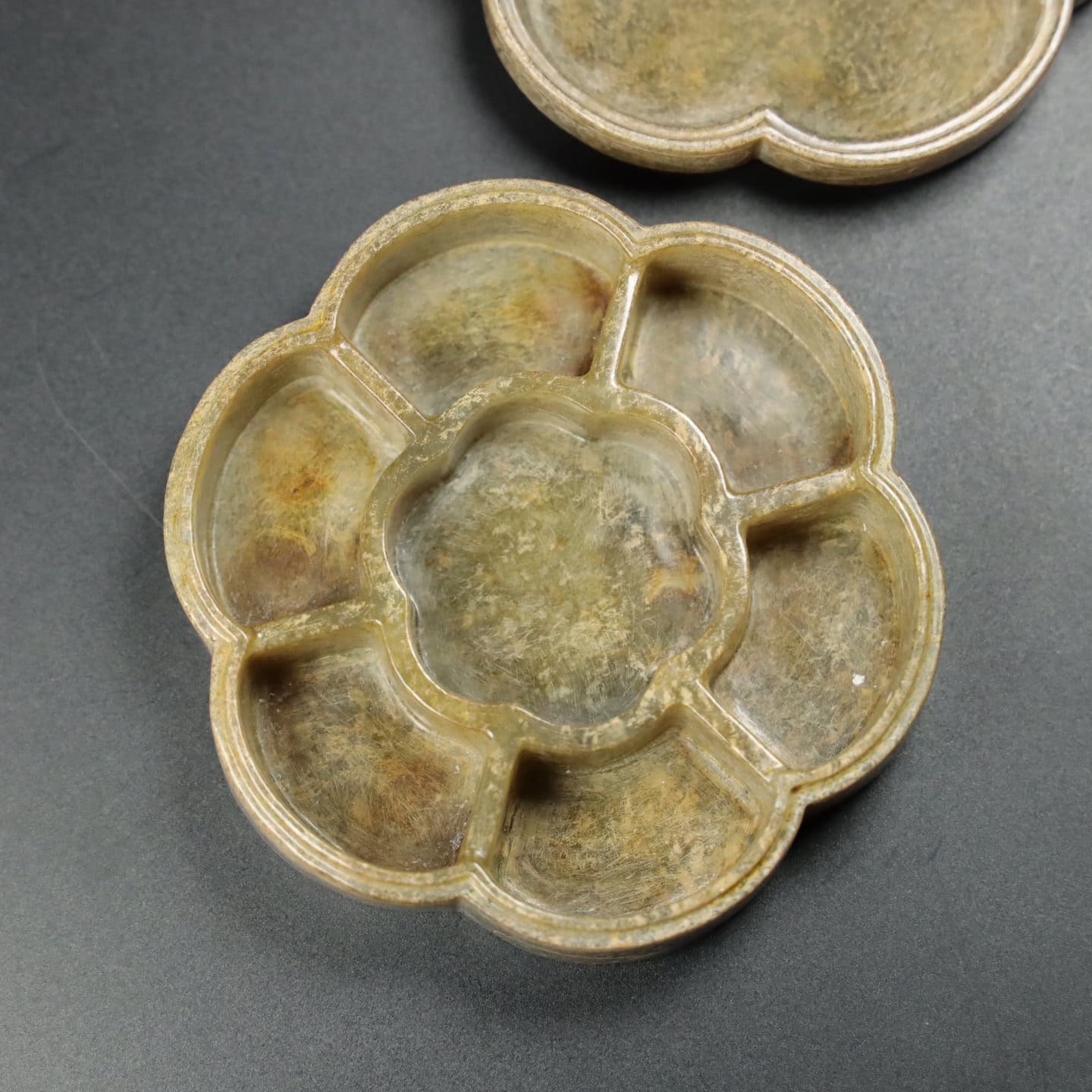 Chinese Natural Jade Carved Box