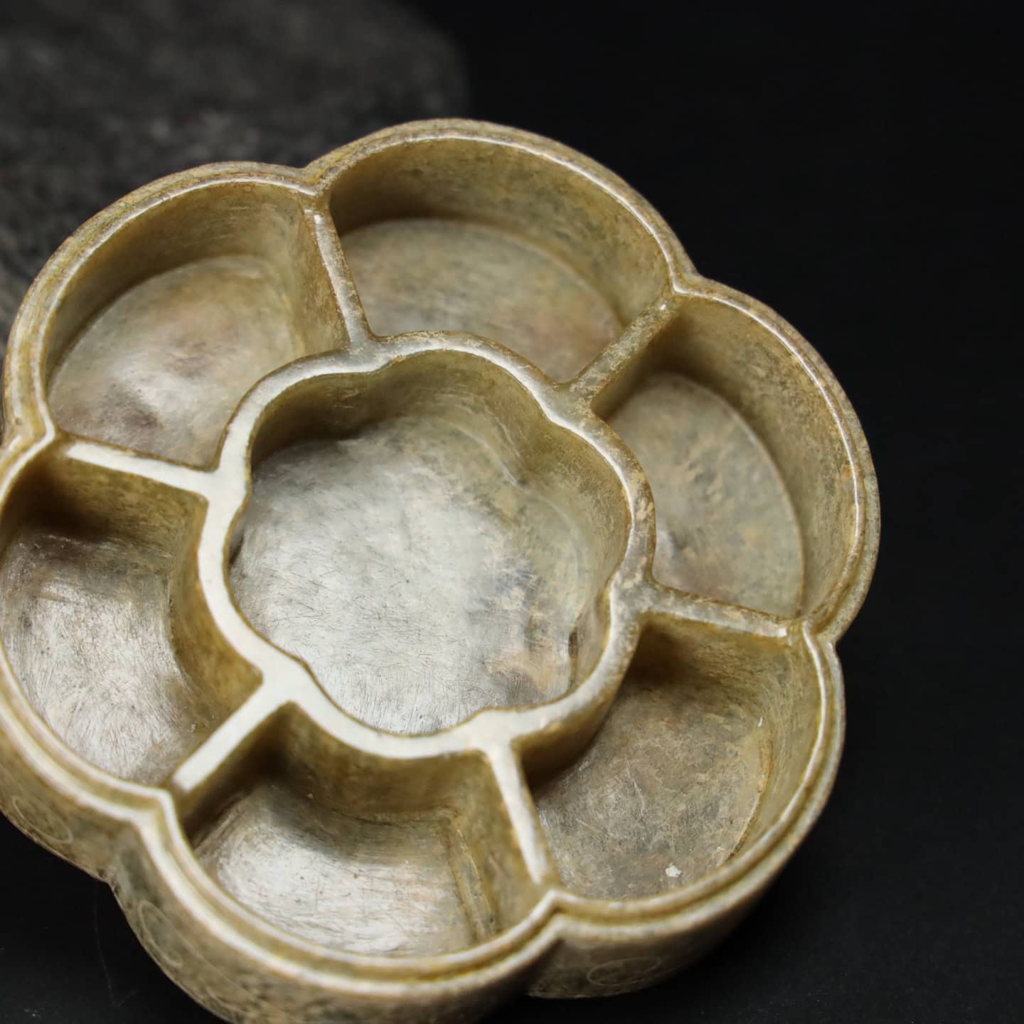 Chinese Natural Jade Carved Box