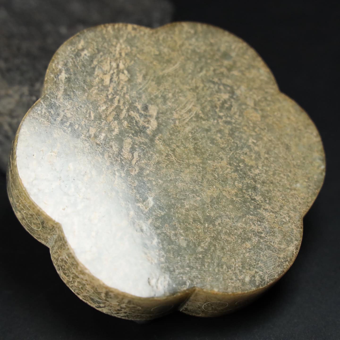 Chinese Natural Jade Carved Box