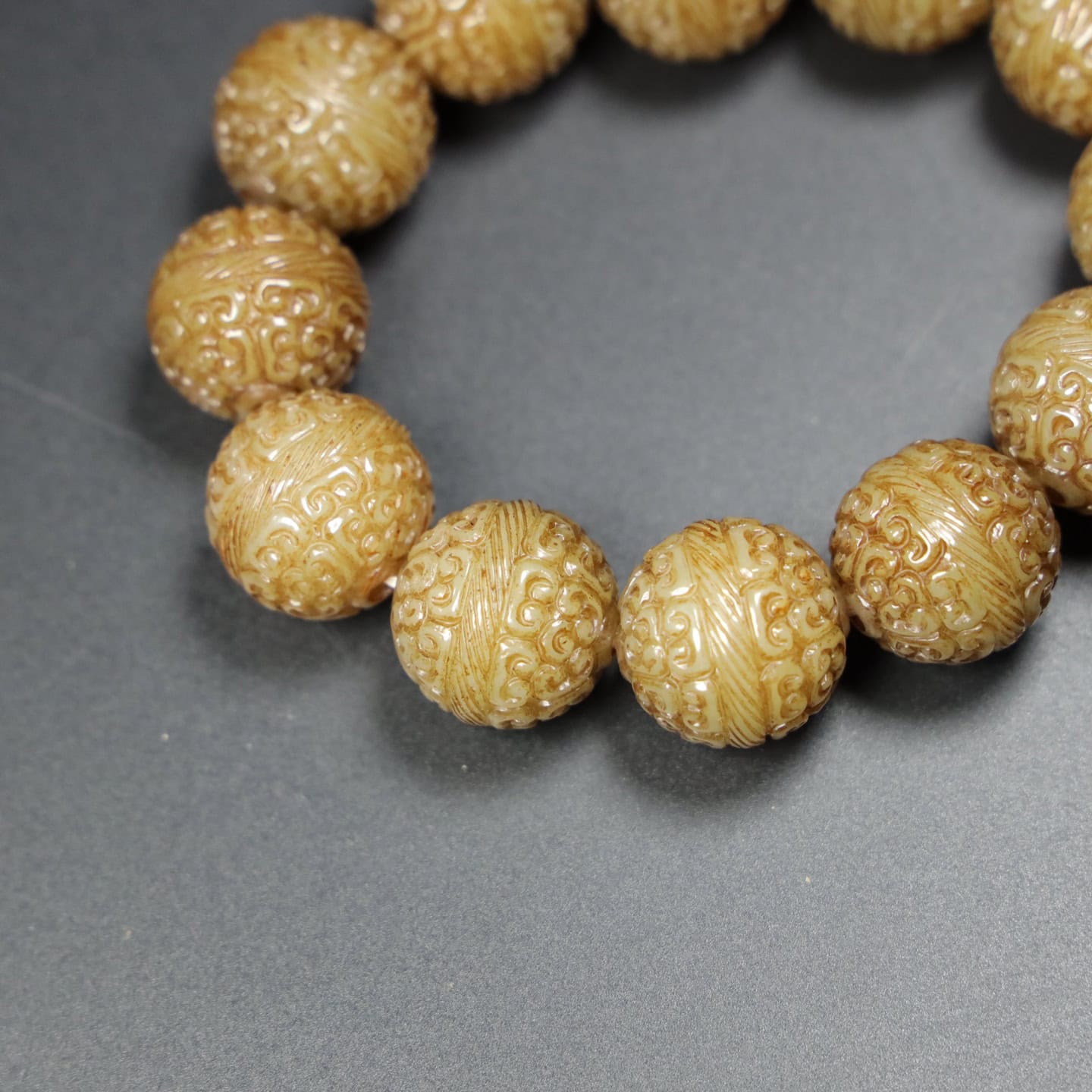 Chinese Natural Jade Carved Bracelets