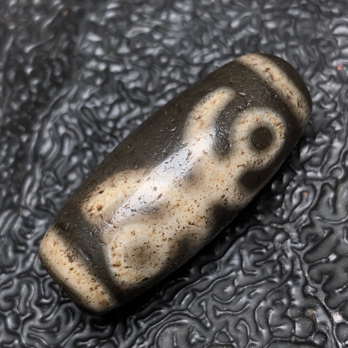 Chinese Natural Agate DZI Beads