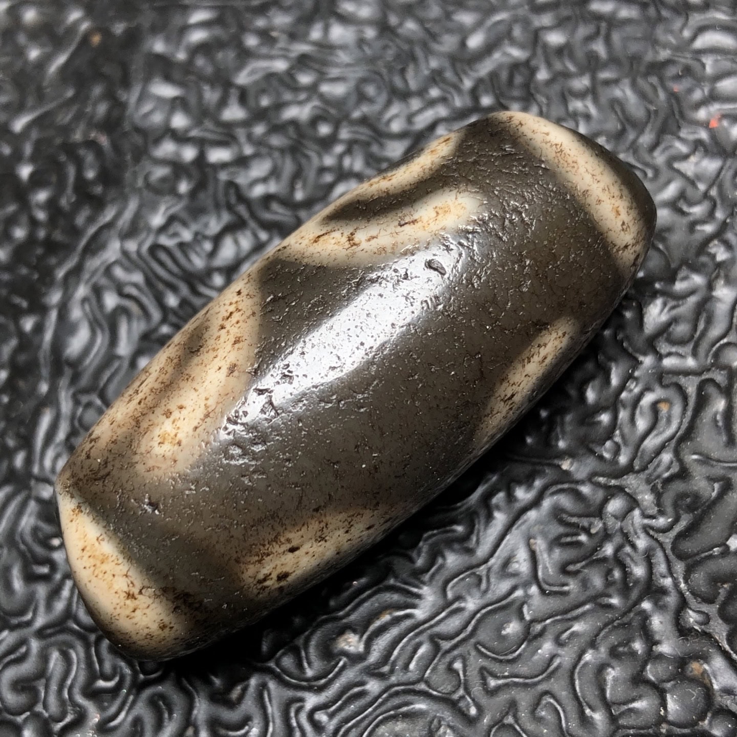 Chinese Natural Agate DZI Beads
