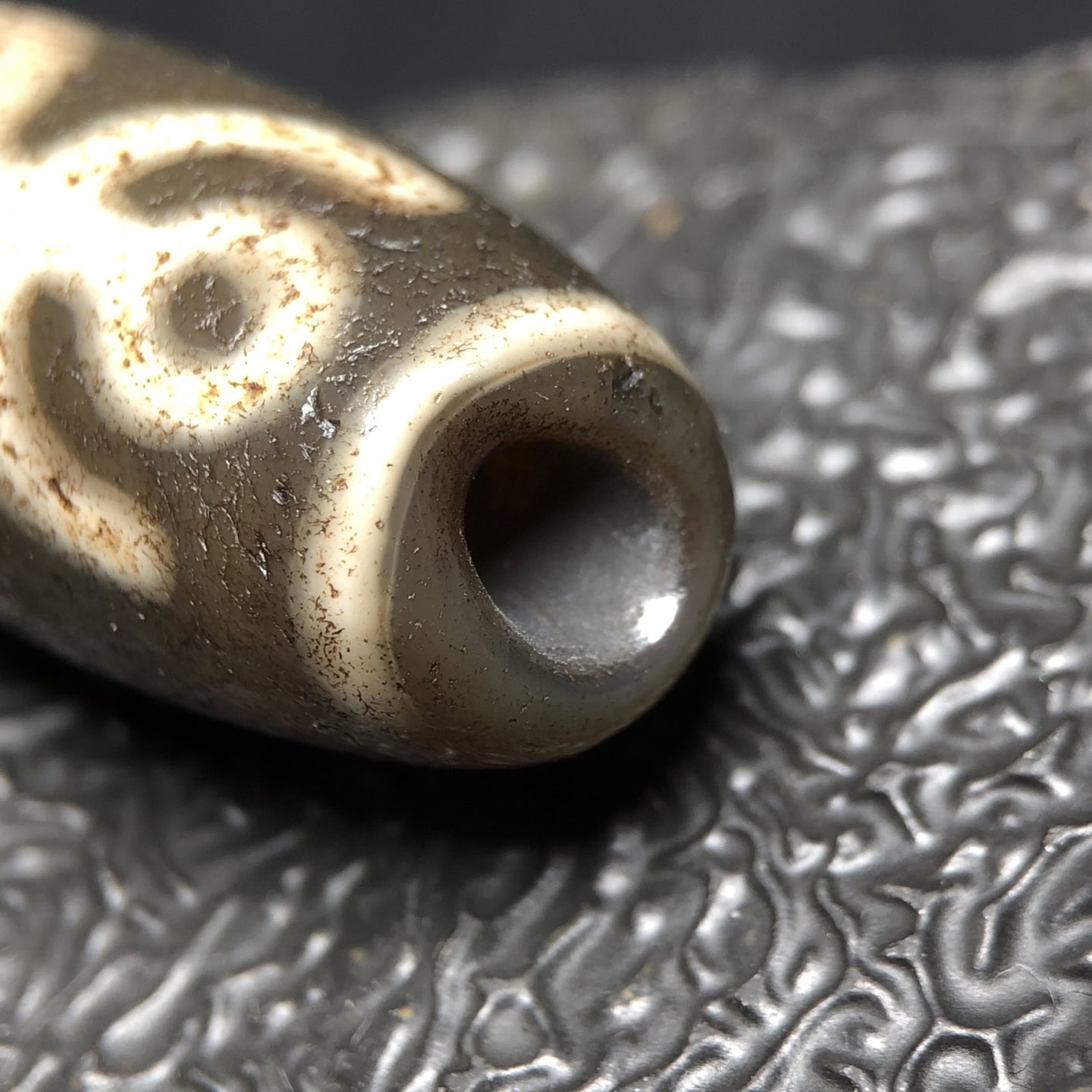 Chinese Natural Agate DZI Beads
