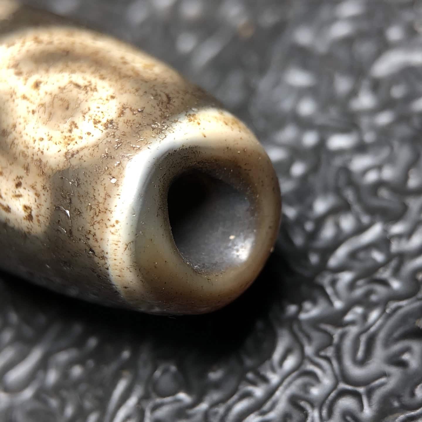 Chinese Natural Agate DZI Beads