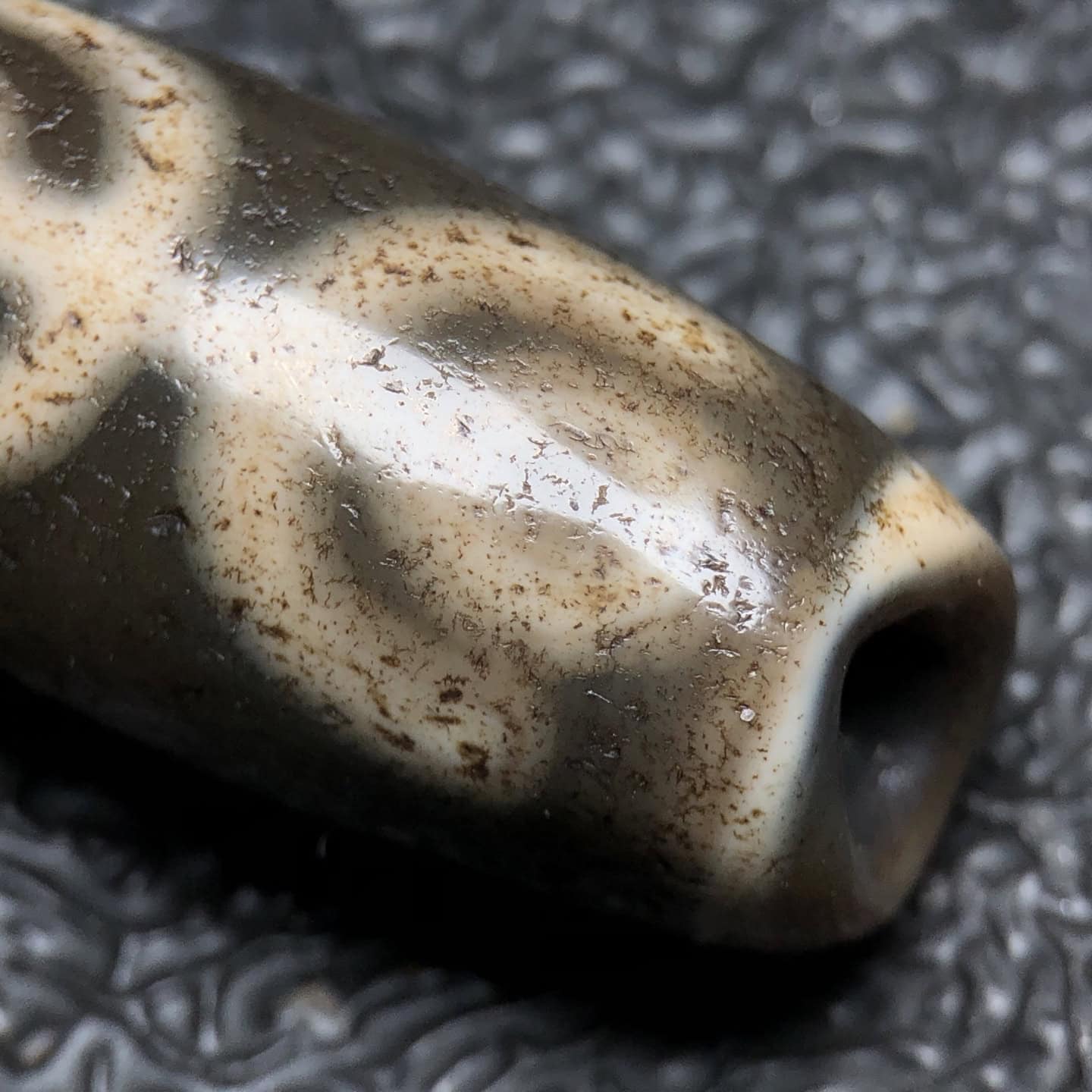 Chinese Natural Agate DZI Beads