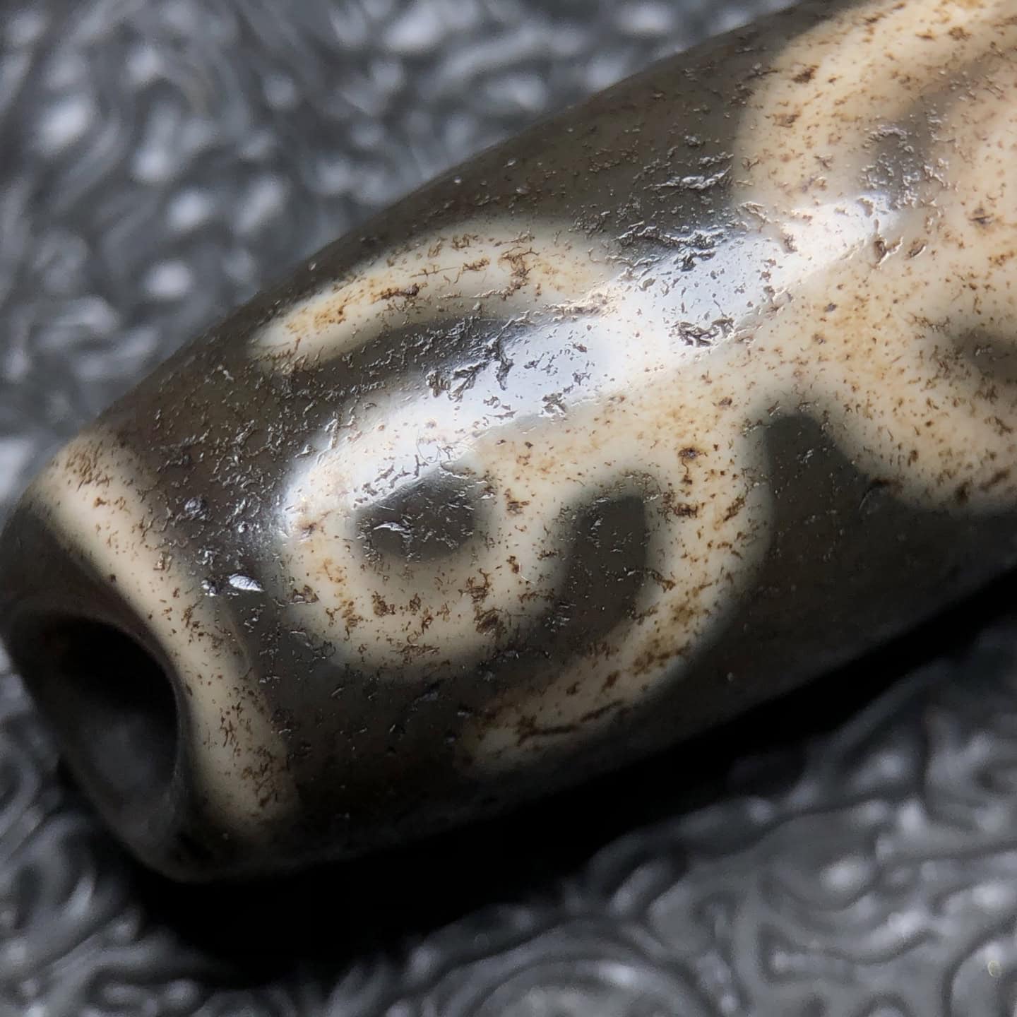 Chinese Natural Agate DZI Beads