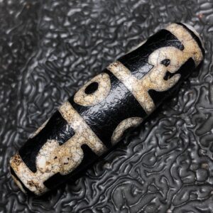 Chinese Natural Agate DZI Beads