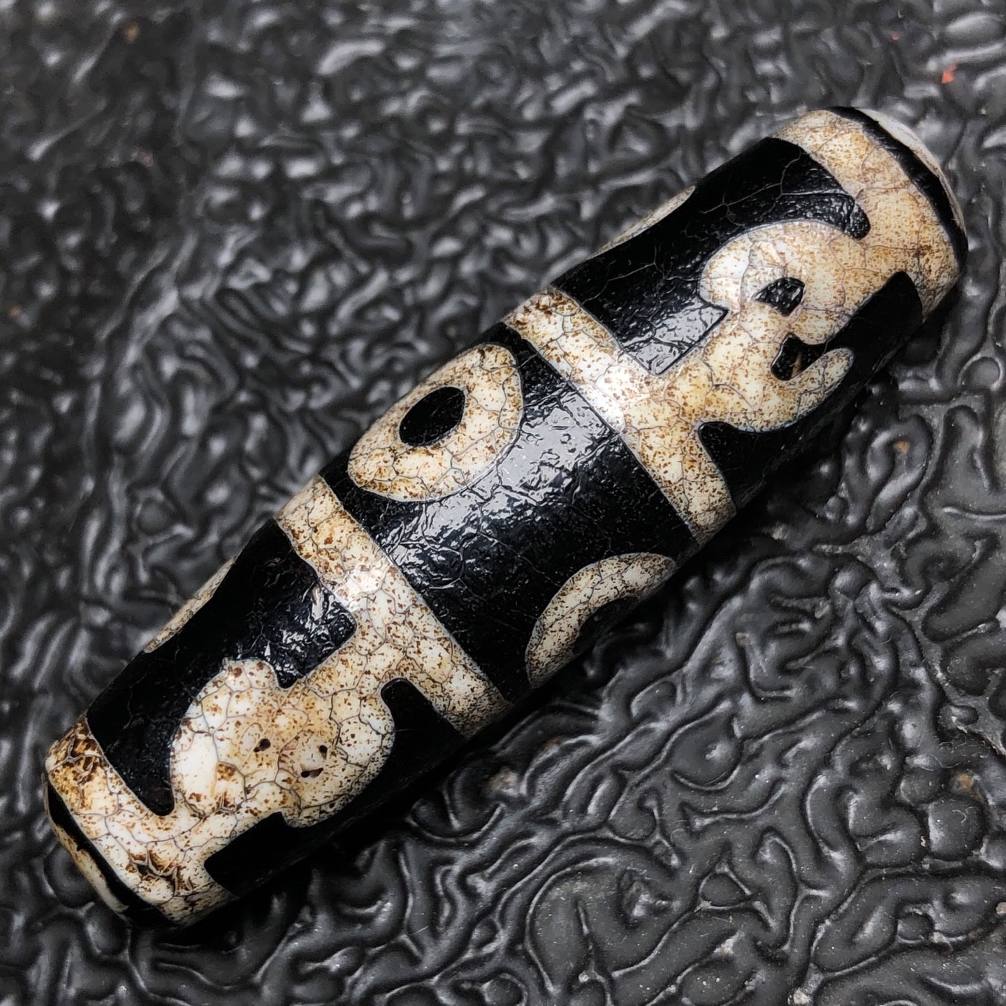 Chinese Natural Agate DZI Beads