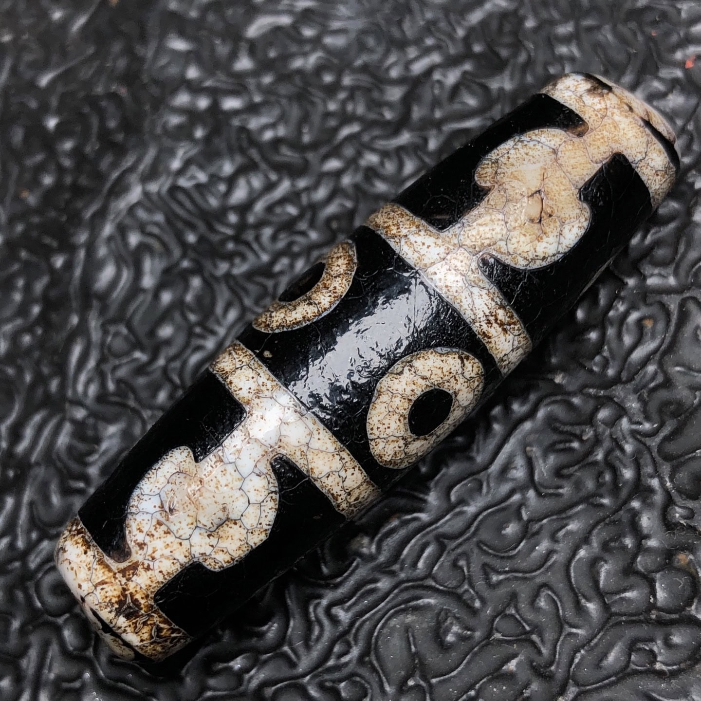 Chinese Natural Agate DZI Beads