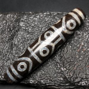 Chinese Natural Agate DZI Beads