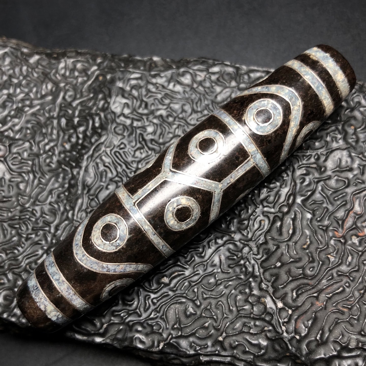Chinese Natural Agate DZI Beads