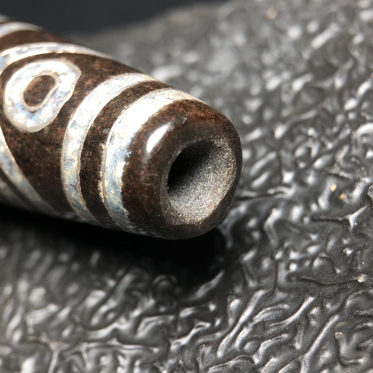 Chinese Natural Agate DZI Beads