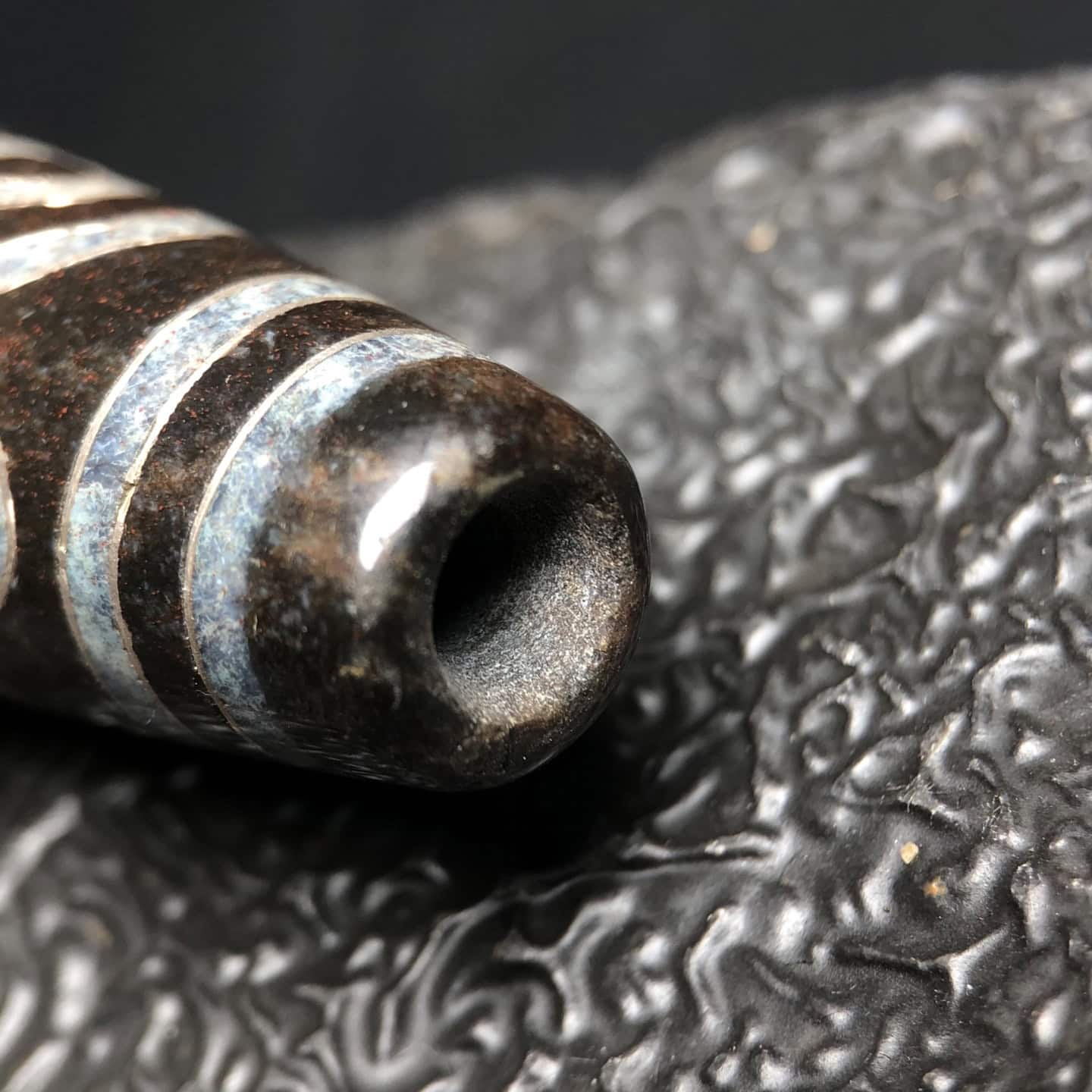 Chinese Natural Agate DZI Beads