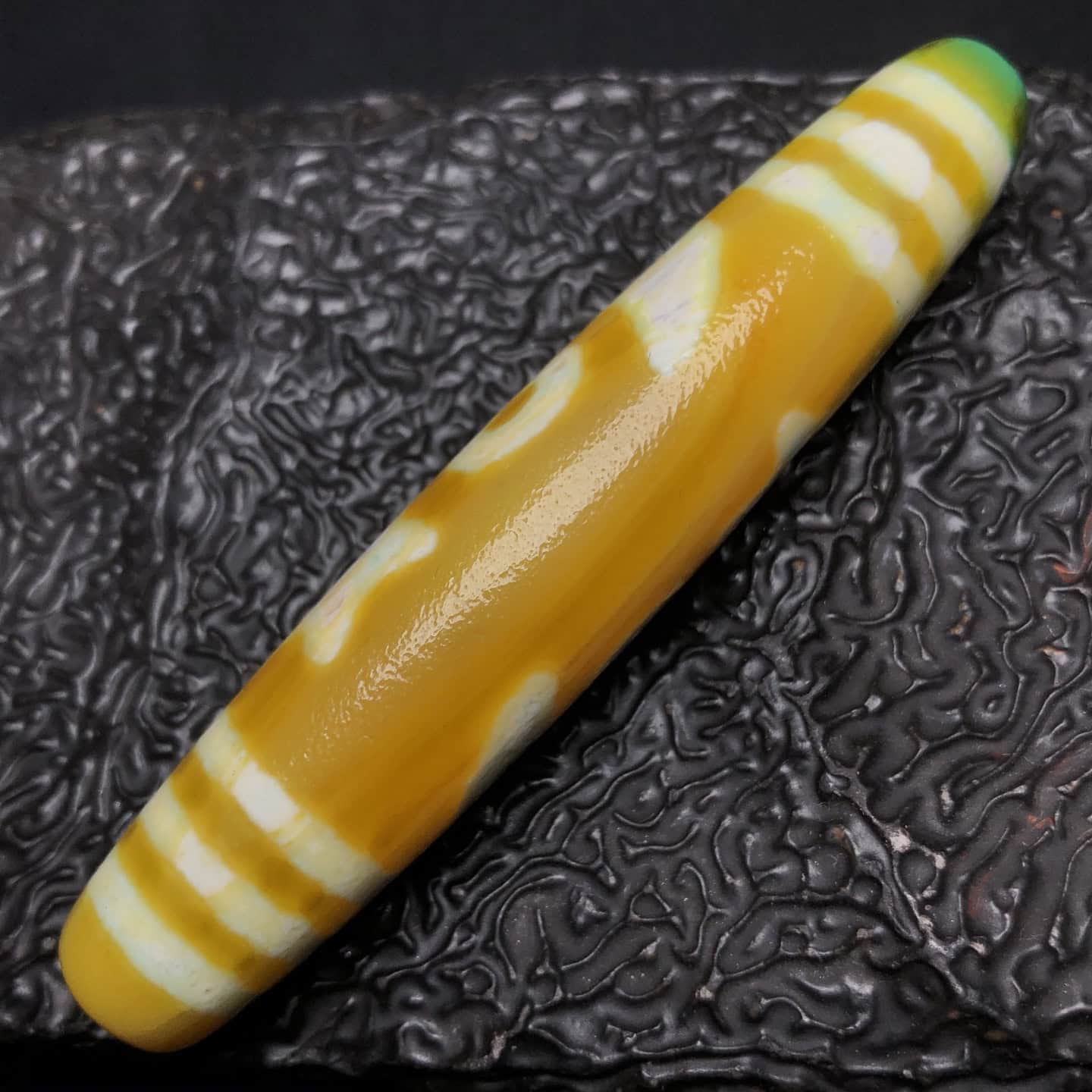 Chinese Natural Agate DZI Beads