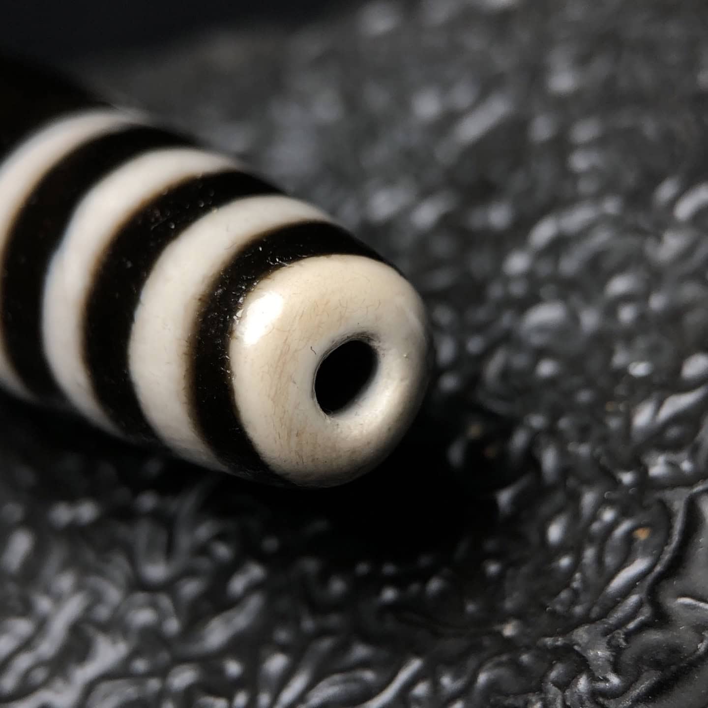 Chinese Natural Agate DZI Beads