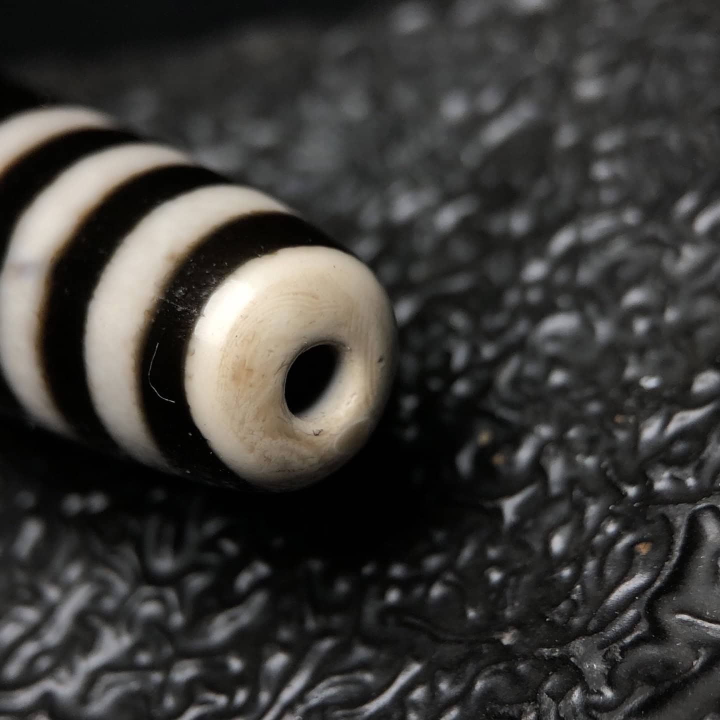 Chinese Natural Agate DZI Beads
