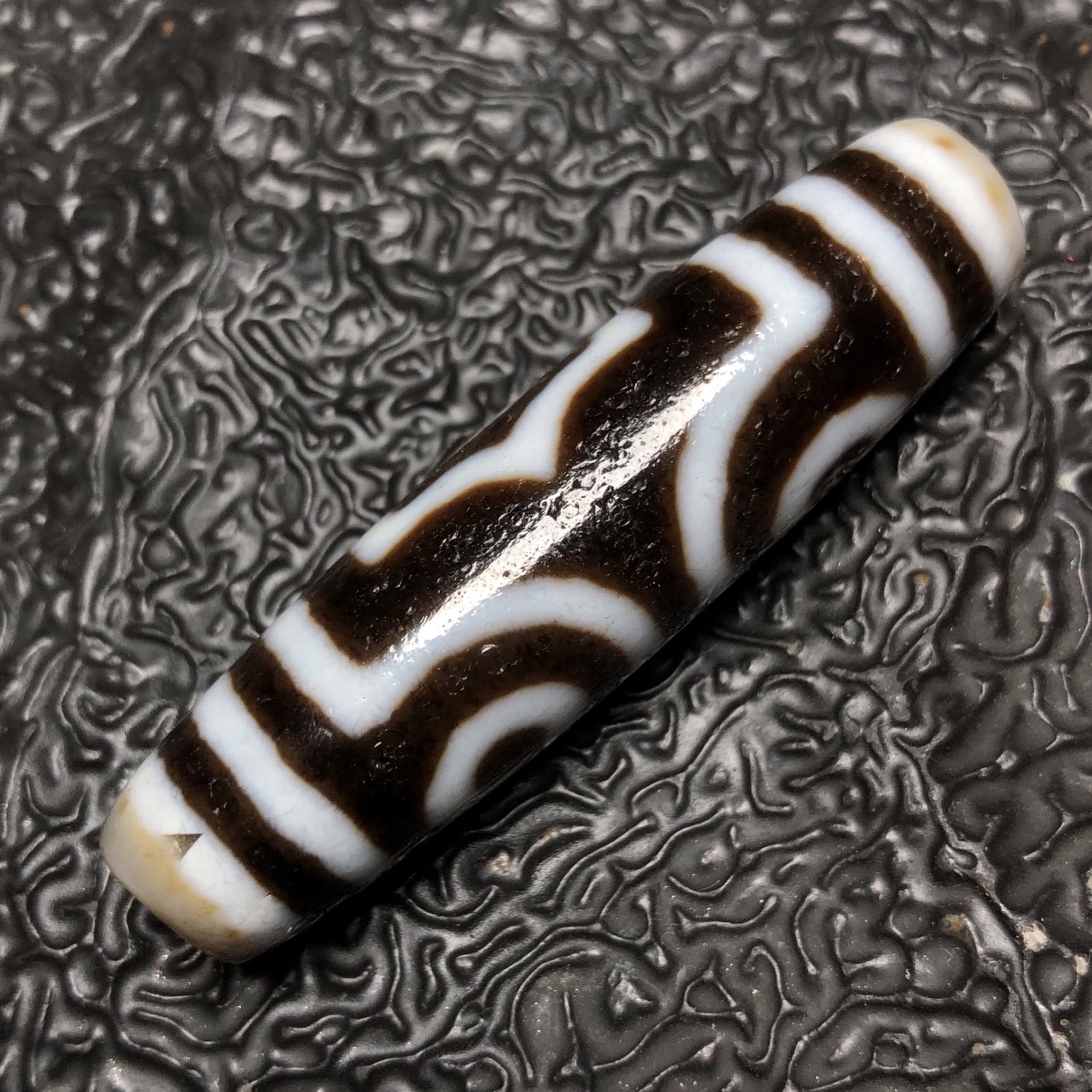 Chinese Natural Agate DZI Beads
