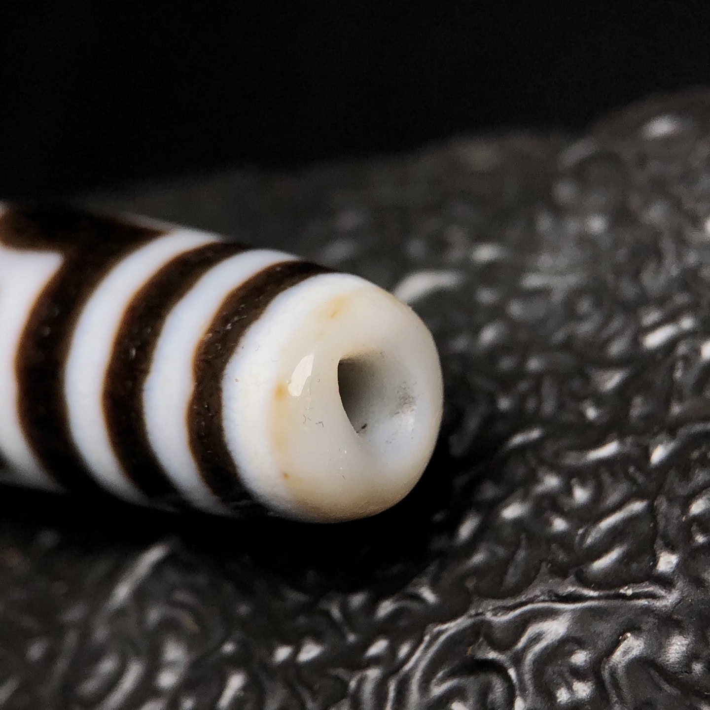 Chinese Natural Agate DZI Beads