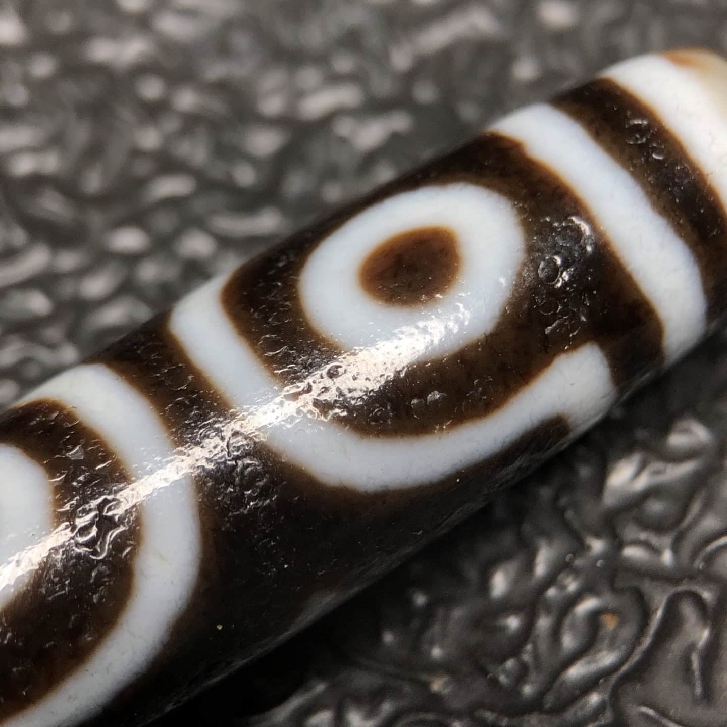 Chinese Natural Agate DZI Beads