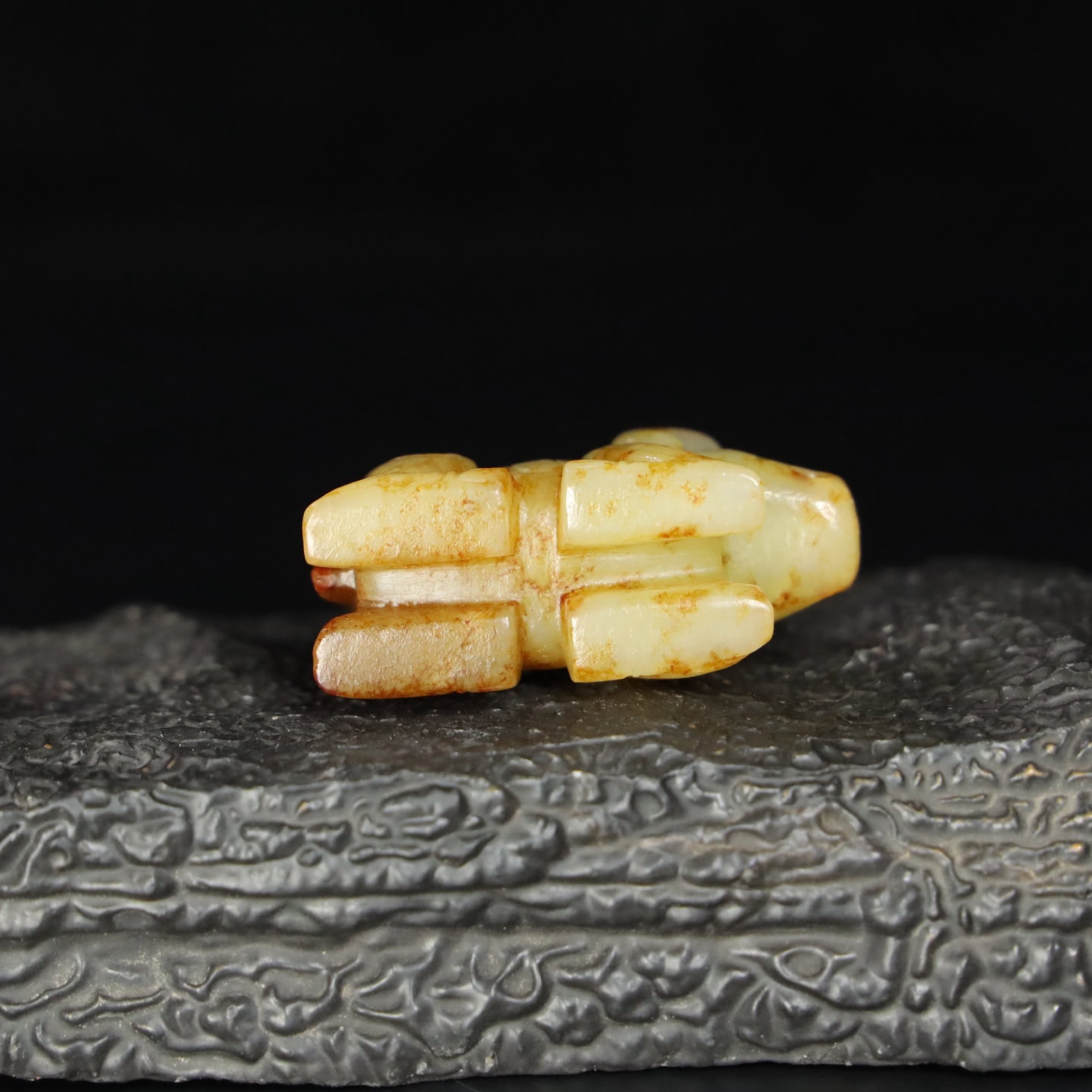 Chinese Natural Jade Carved Beast