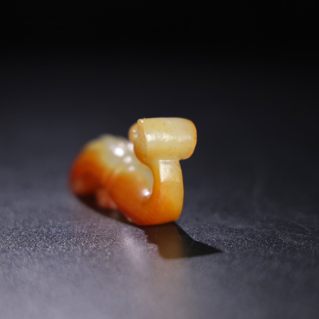 Chinese Natural Jade Carved Hook