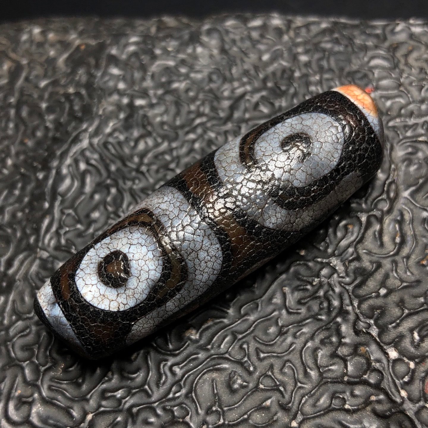 Chinese Natural Agate DZI Beads