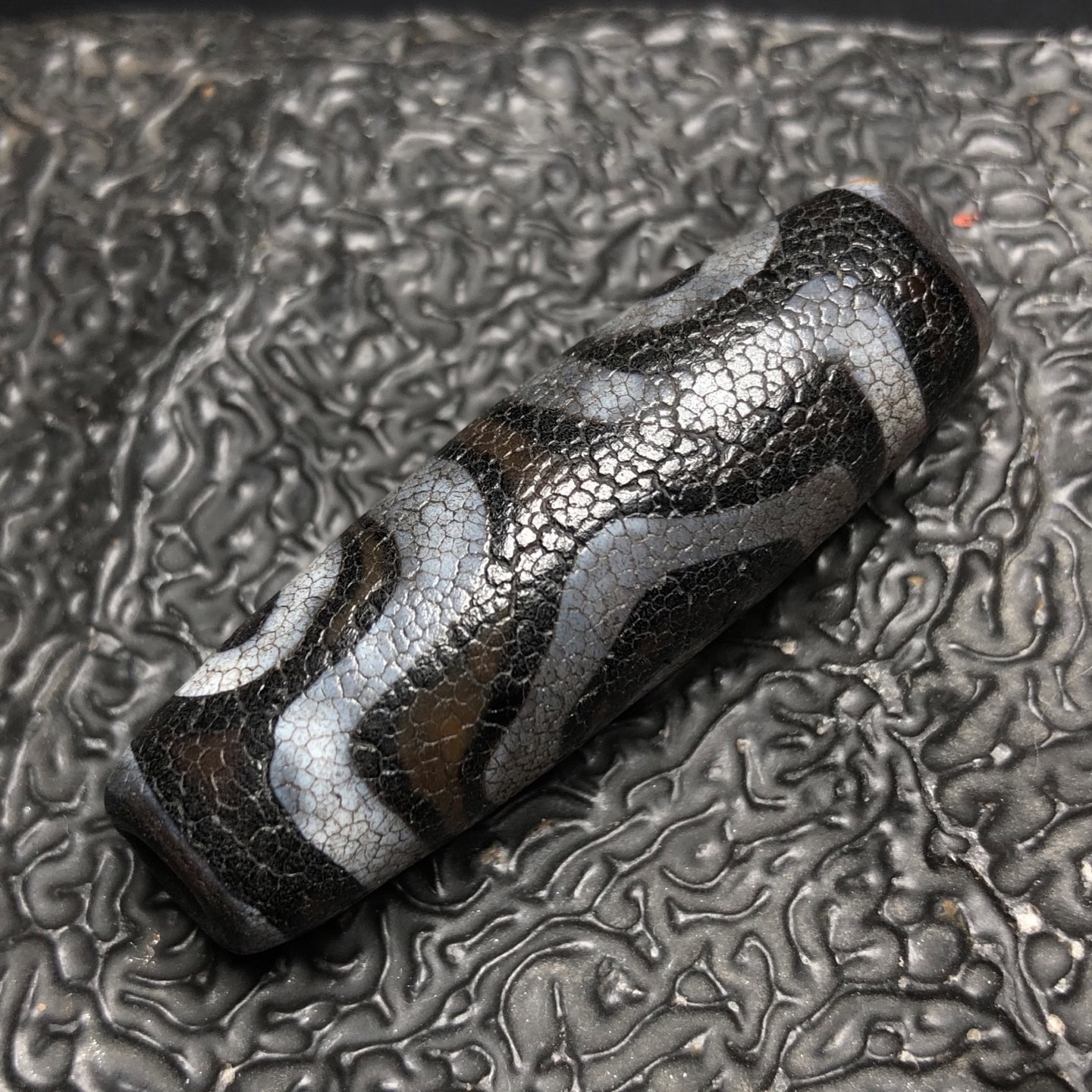 Chinese Natural Agate DZI Beads