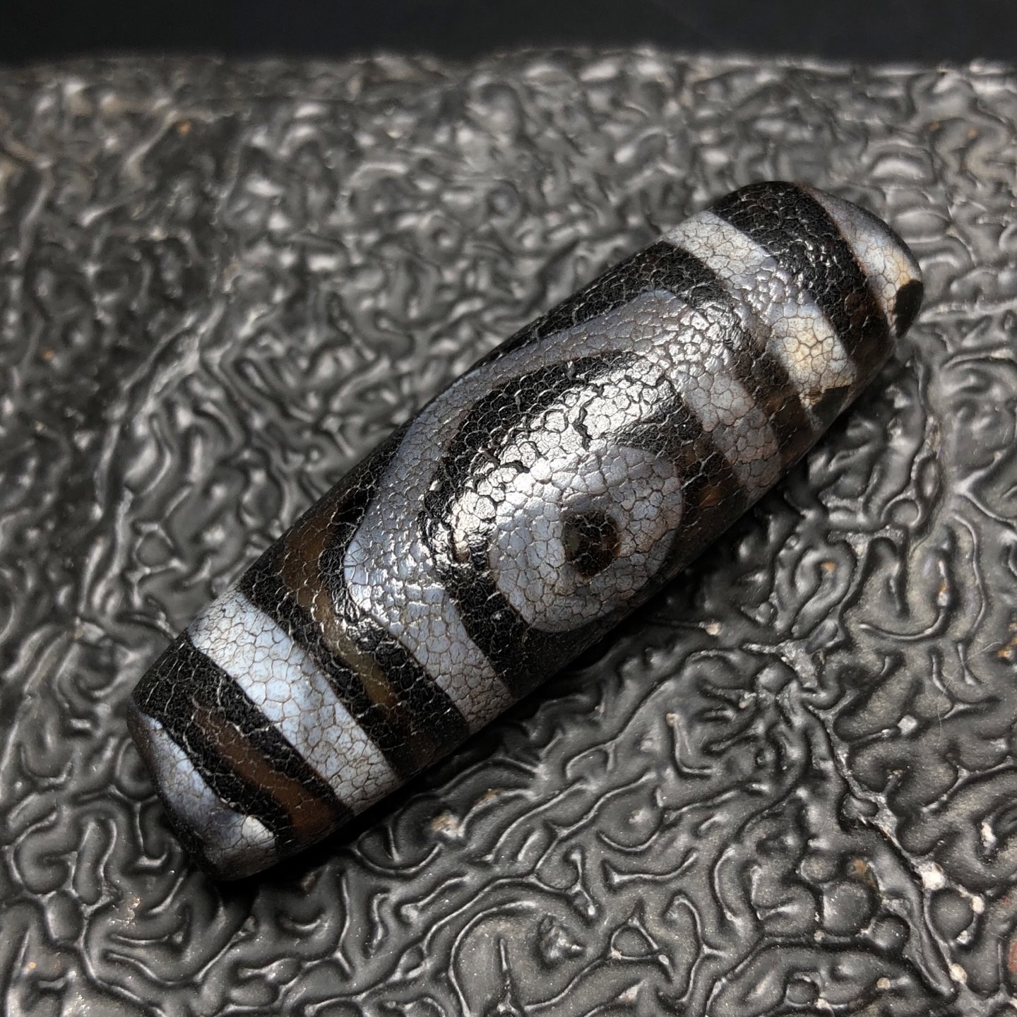 Chinese Natural Agate DZI Beads