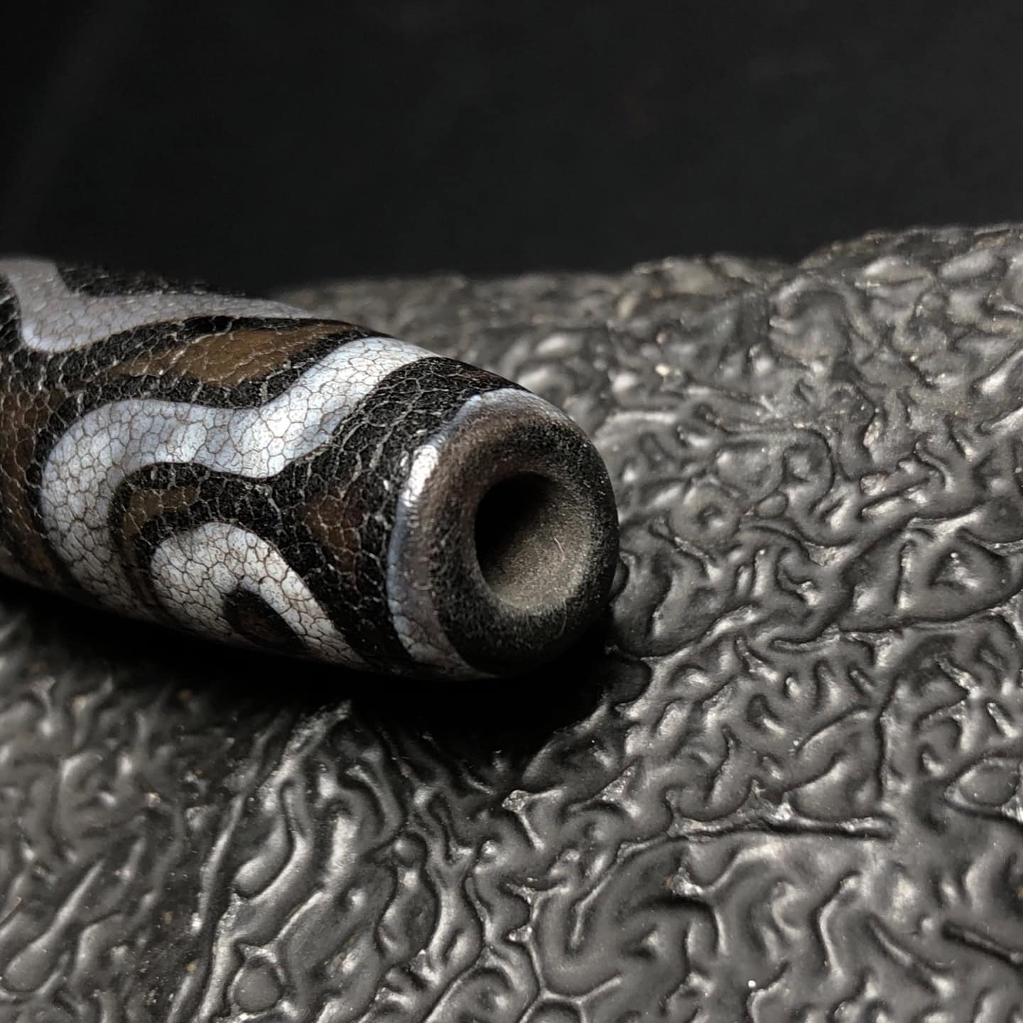 Chinese Natural Agate DZI Beads
