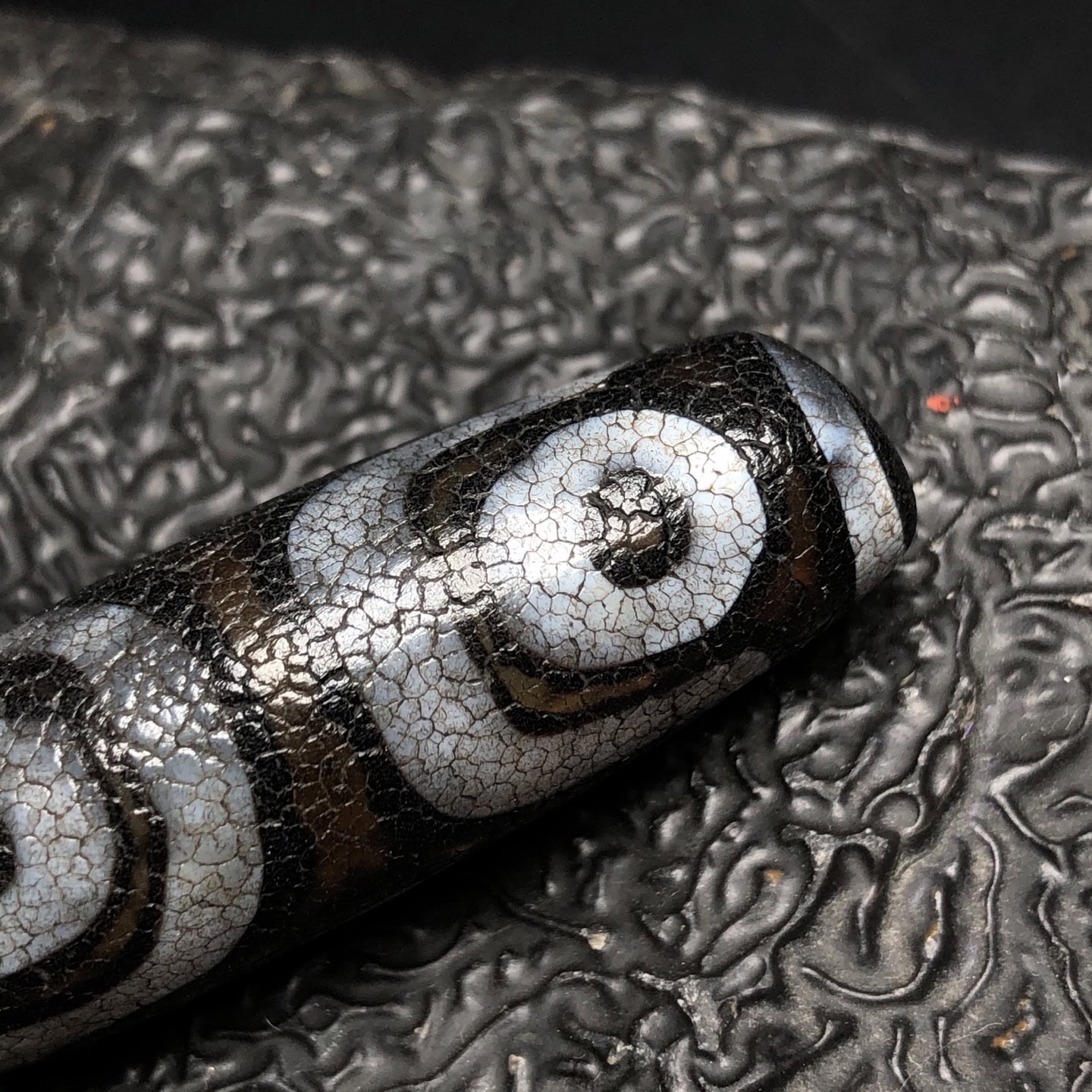 Chinese Natural Agate DZI Beads