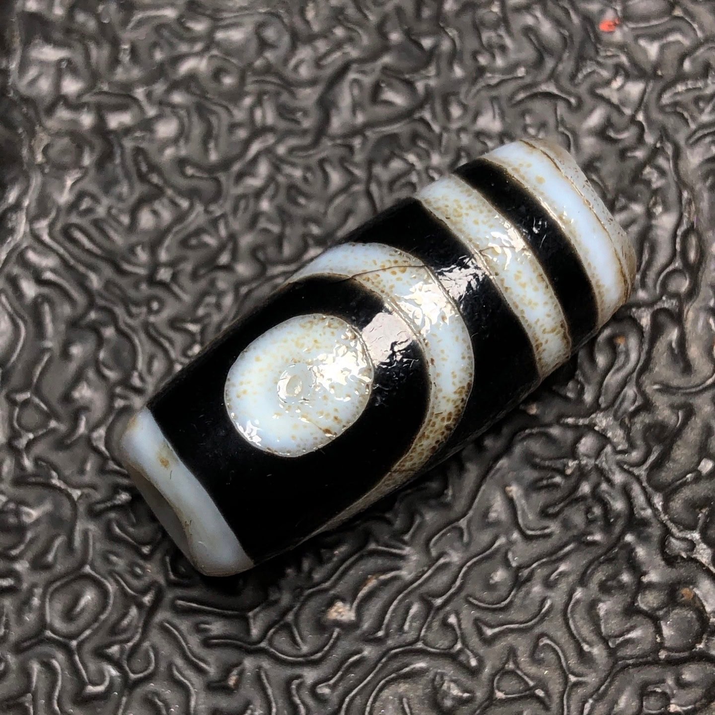 Chinese Natural Agate DZI Beads